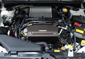 Subaru WRX Pulley Cover - Perrin Performance - Black - `15-`21